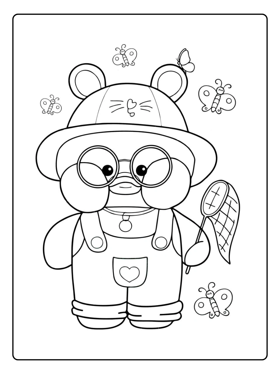 paper duck pato fofo desenho para colorir (5)