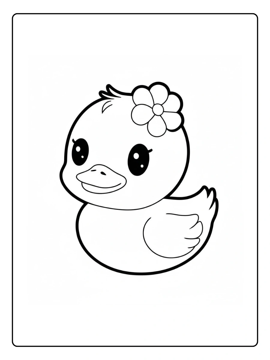 pato fofo desenho para colorir (1)