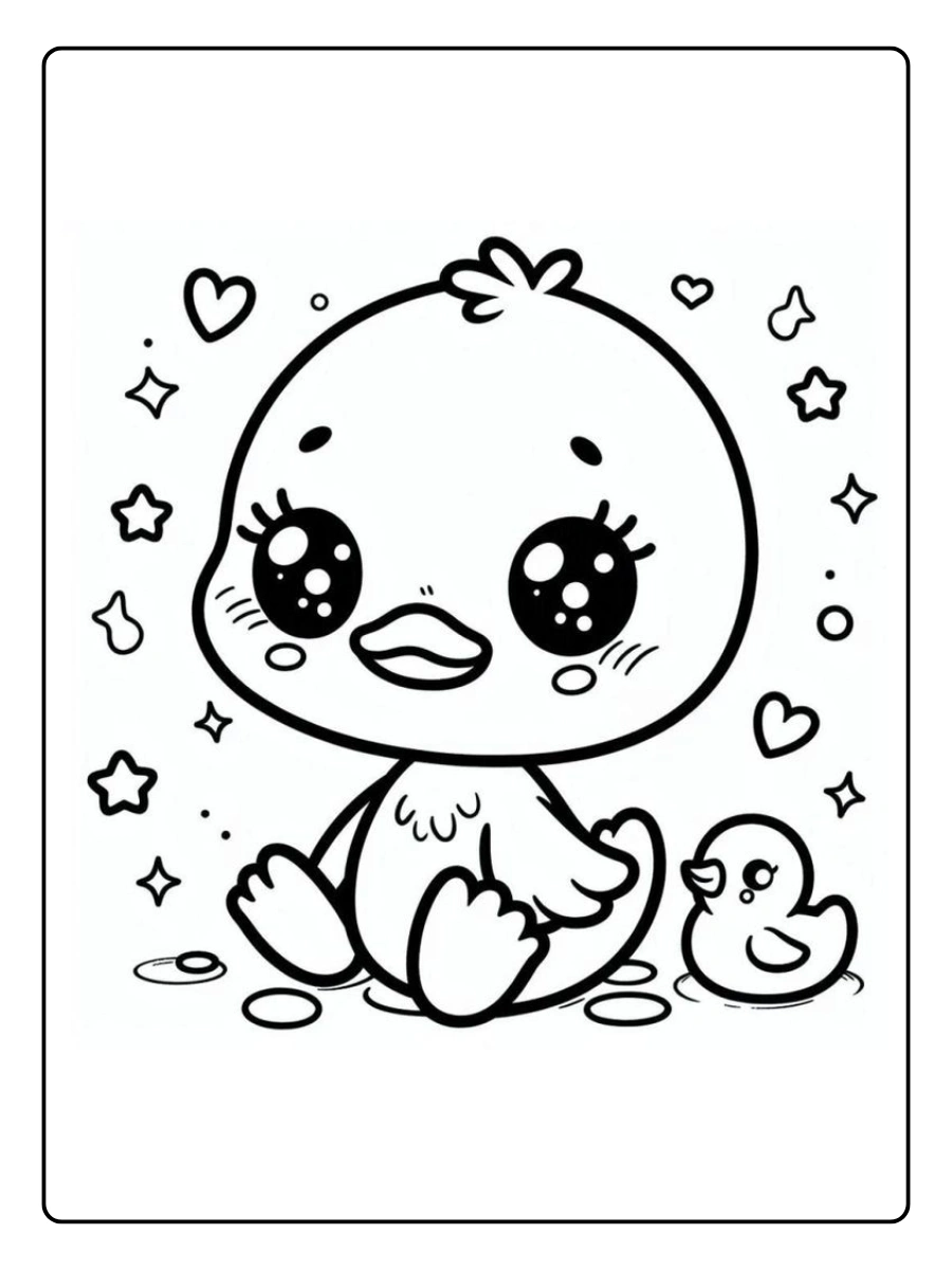 pato fofo desenho para colorir (11)