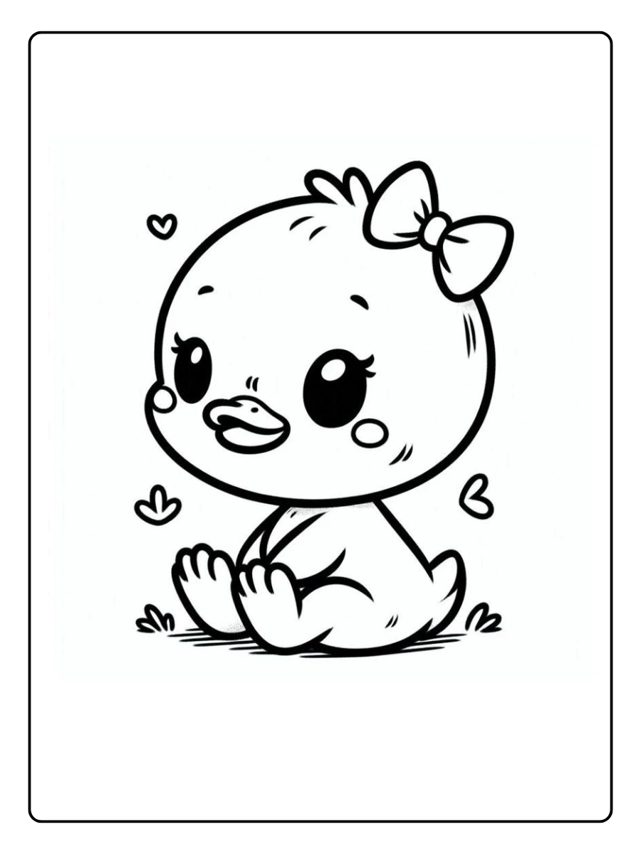 pato fofo desenho para colorir (14)