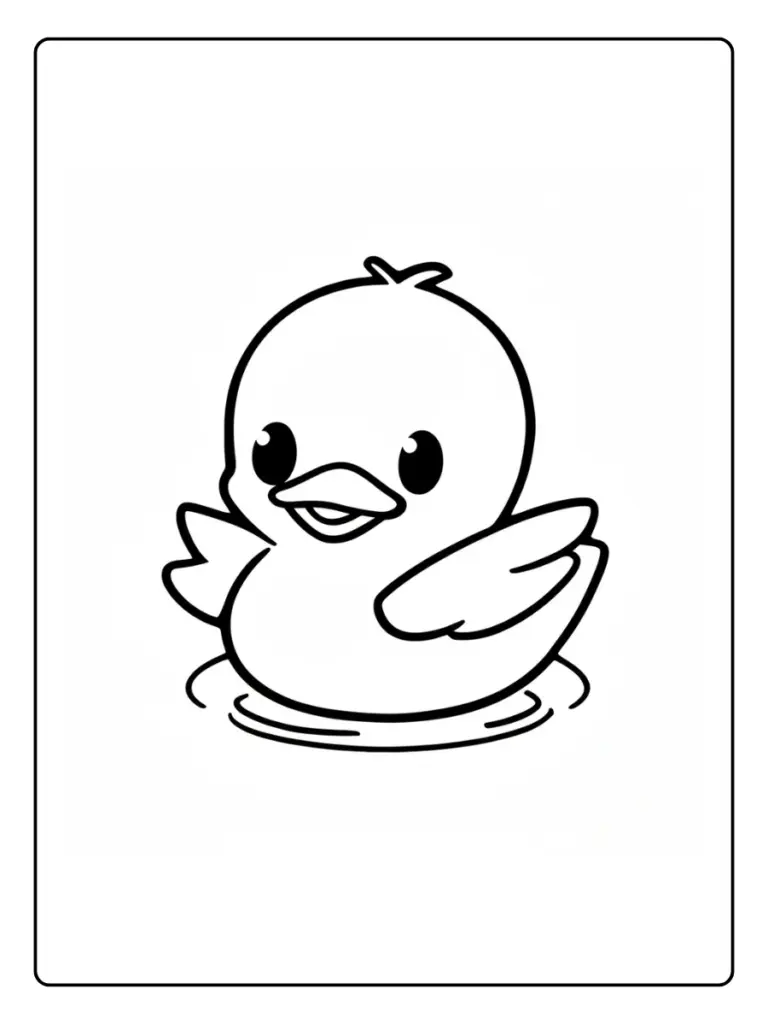 pato fofo desenho para colorir (15)