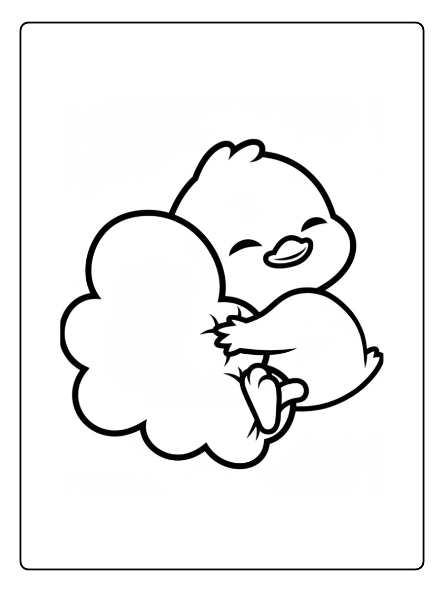 pato fofo desenho para colorir (6)