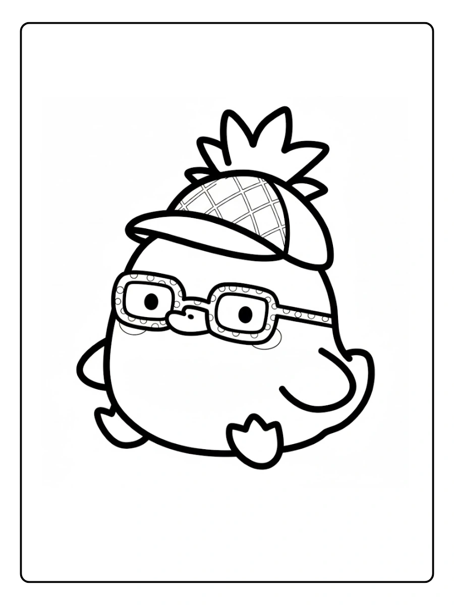 pato fofo desenho para colorir (8)