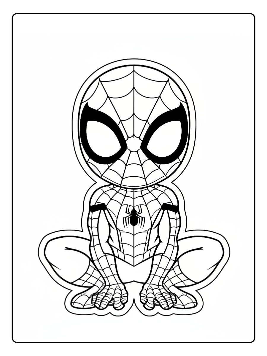 peter parker desenho do homem aranha para colorir (1)