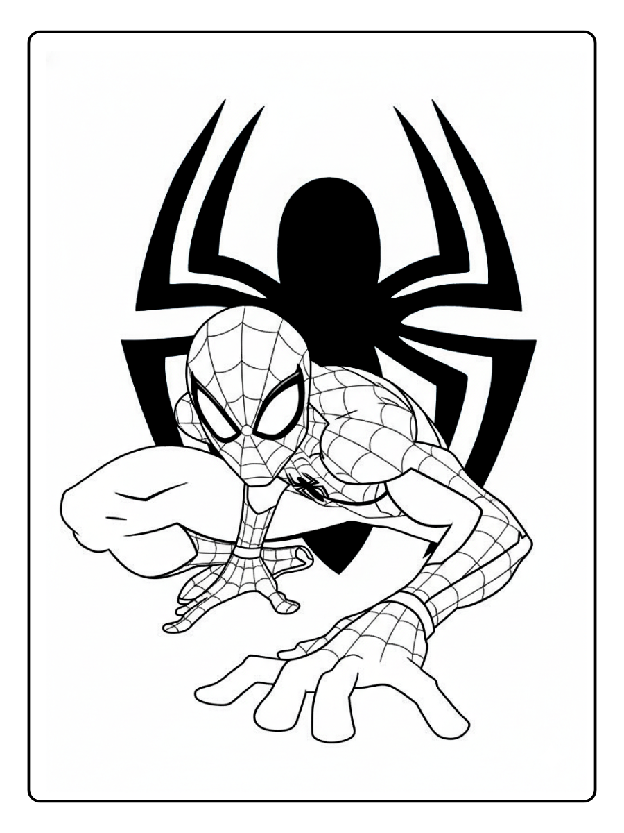 peter parker desenho do homem aranha para colorir (10)