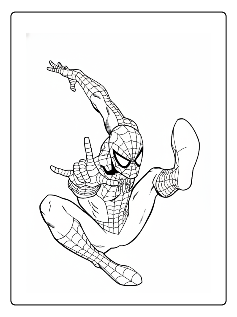 +50 Peter Parker Desenho do Homem Aranha para Colorir e Imprimir ...