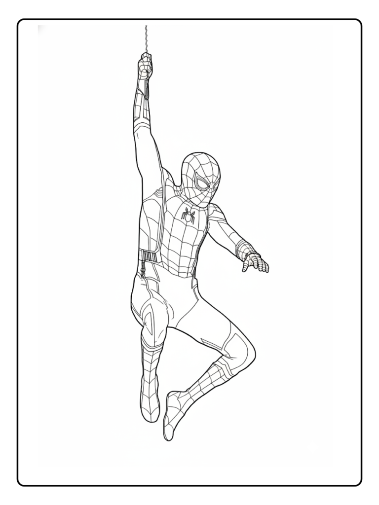 +50 Peter Parker Desenho do Homem Aranha para Colorir e Imprimir ...
