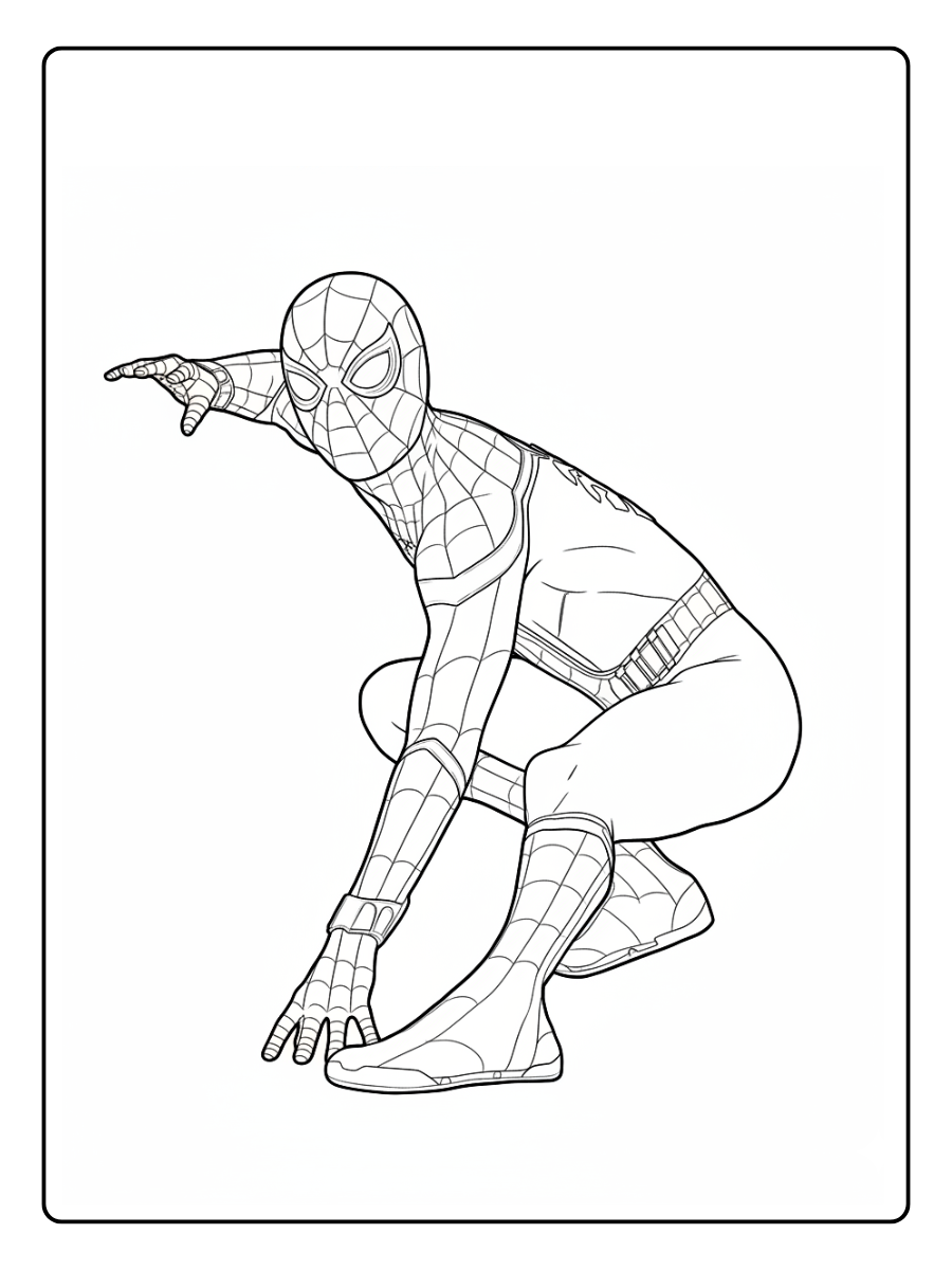peter parker desenho do homem aranha para colorir (13)
