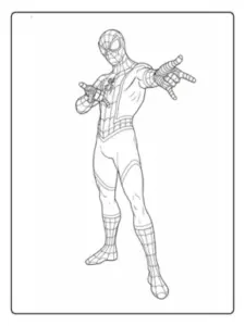 peter parker desenho do homem aranha para colorir 14