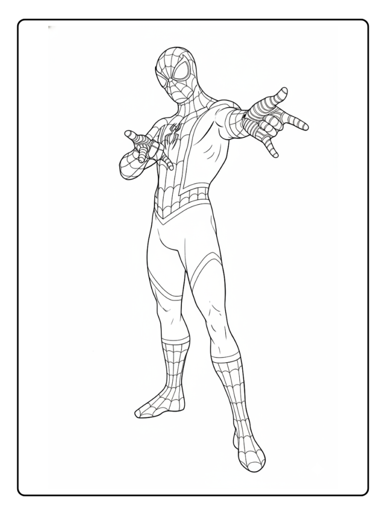 +50 Peter Parker Desenho do Homem Aranha para Colorir e Imprimir ...