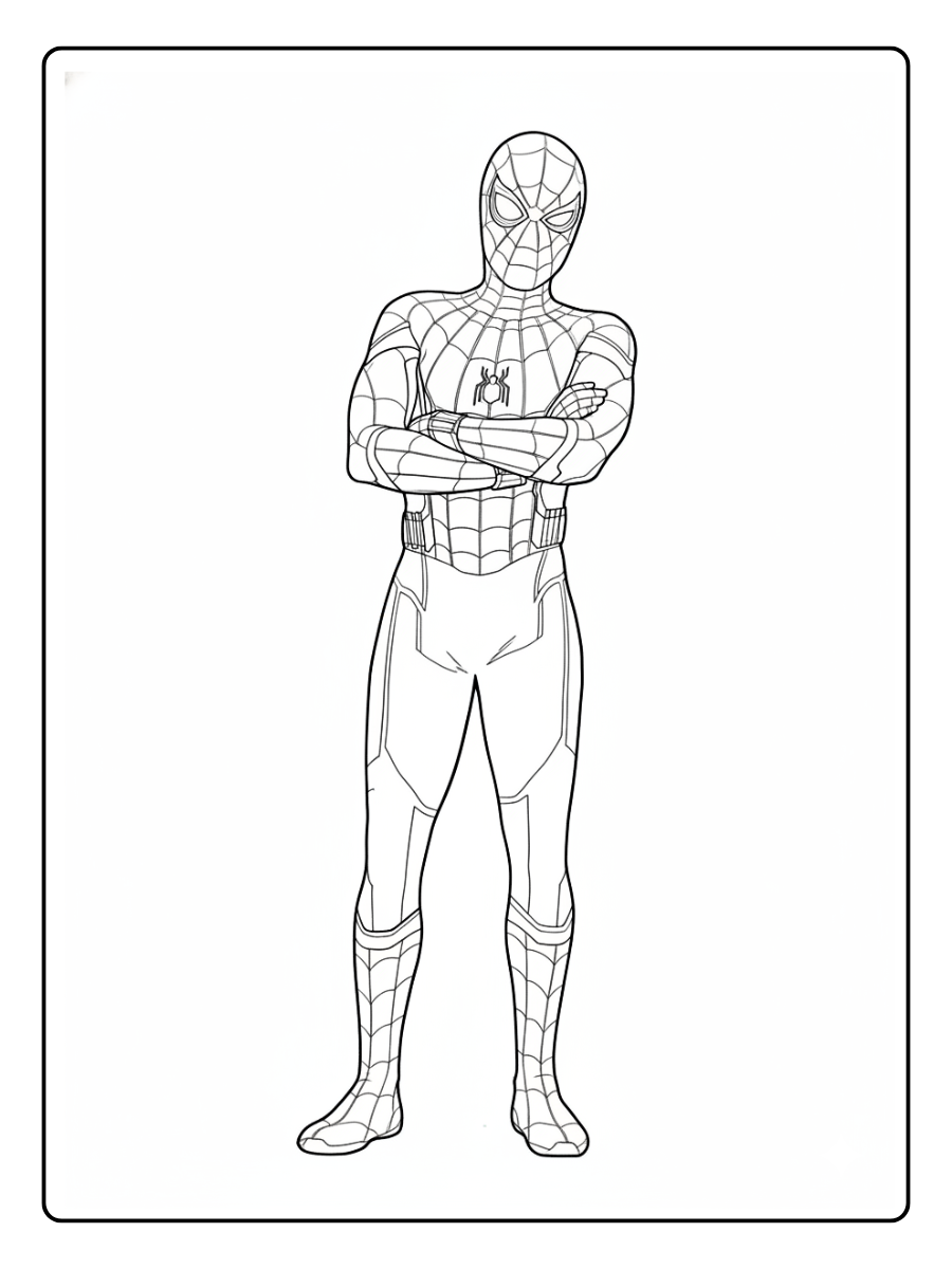peter parker desenho do homem aranha para colorir (15)