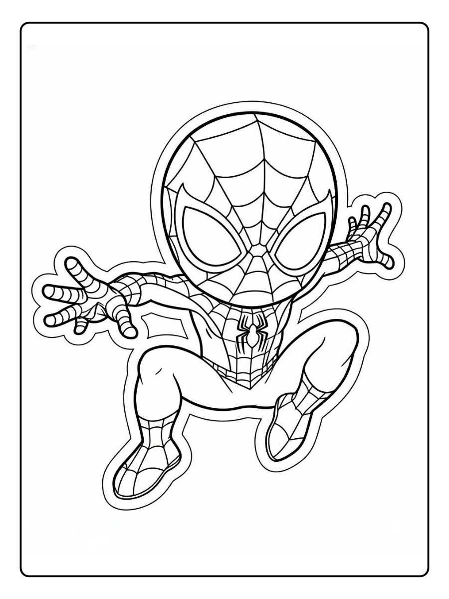peter parker desenho do homem aranha para colorir (2)