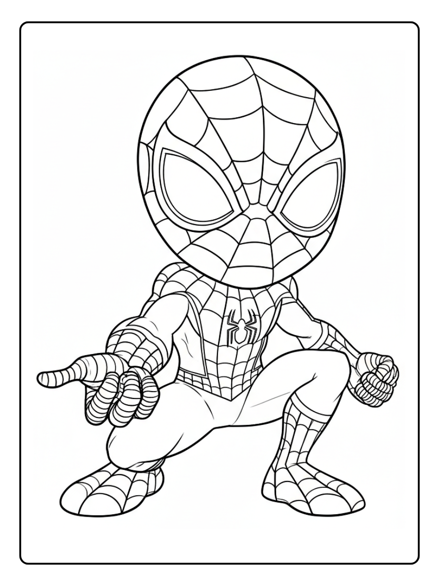 peter parker desenho do homem aranha para colorir (3)