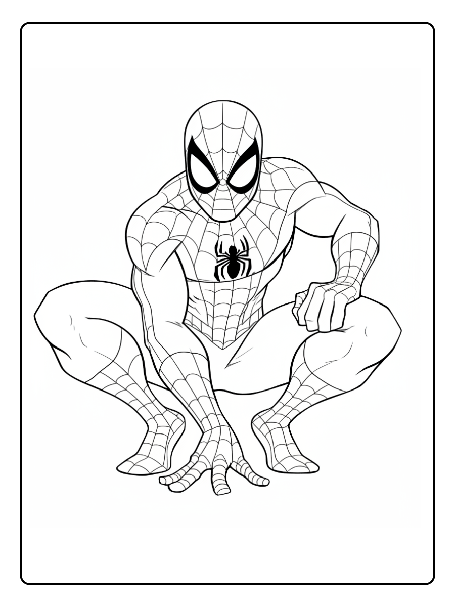 peter parker desenho do homem aranha para colorir (5)
