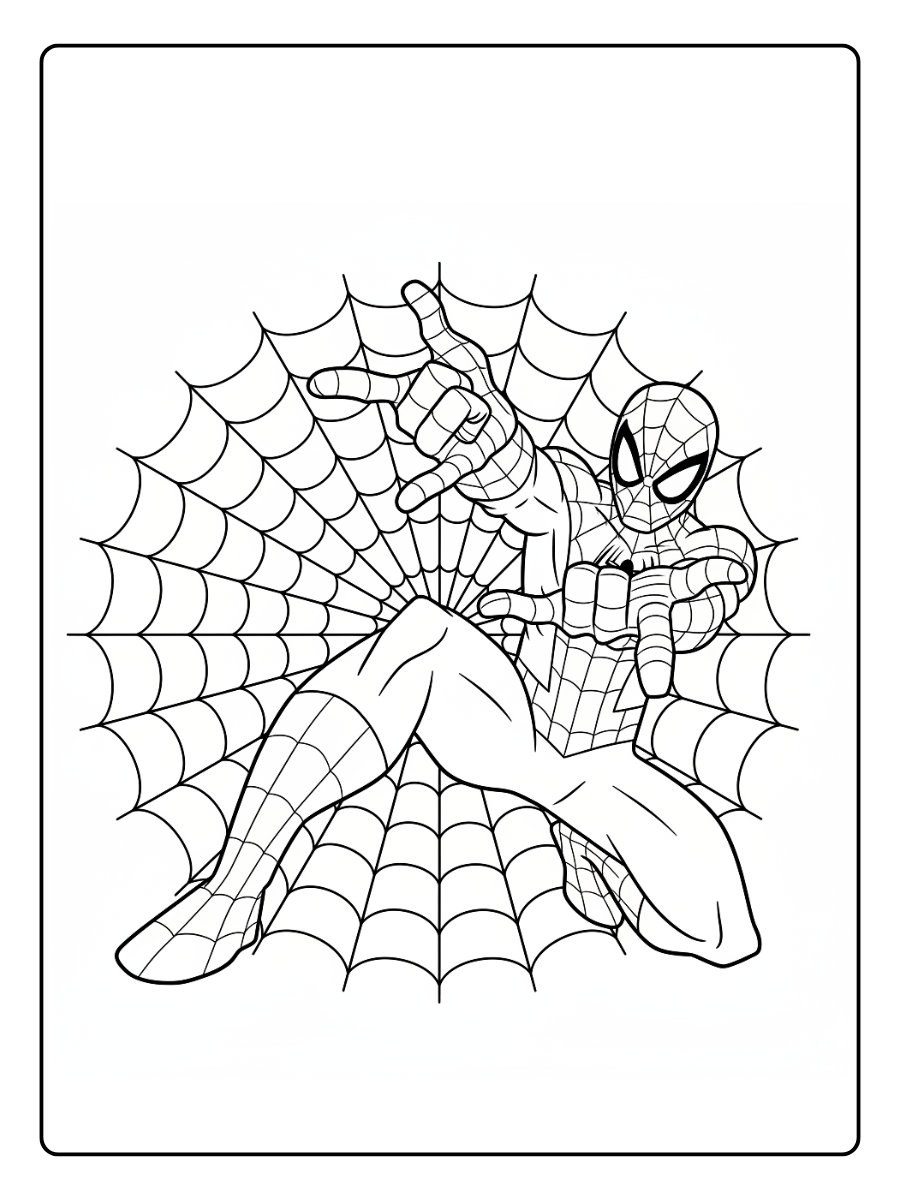peter parker desenho do homem aranha para colorir (7)