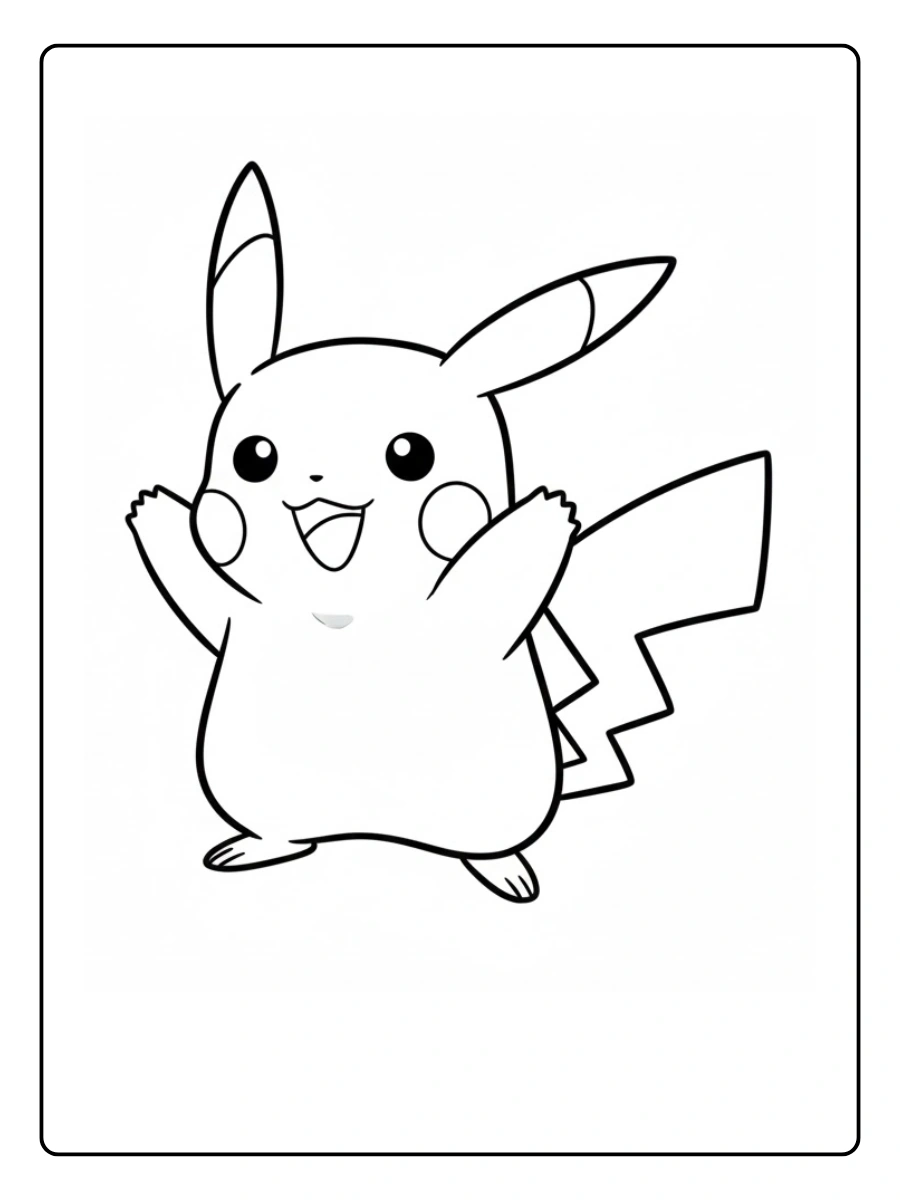 pikachu desenho fofo para colorir (7)