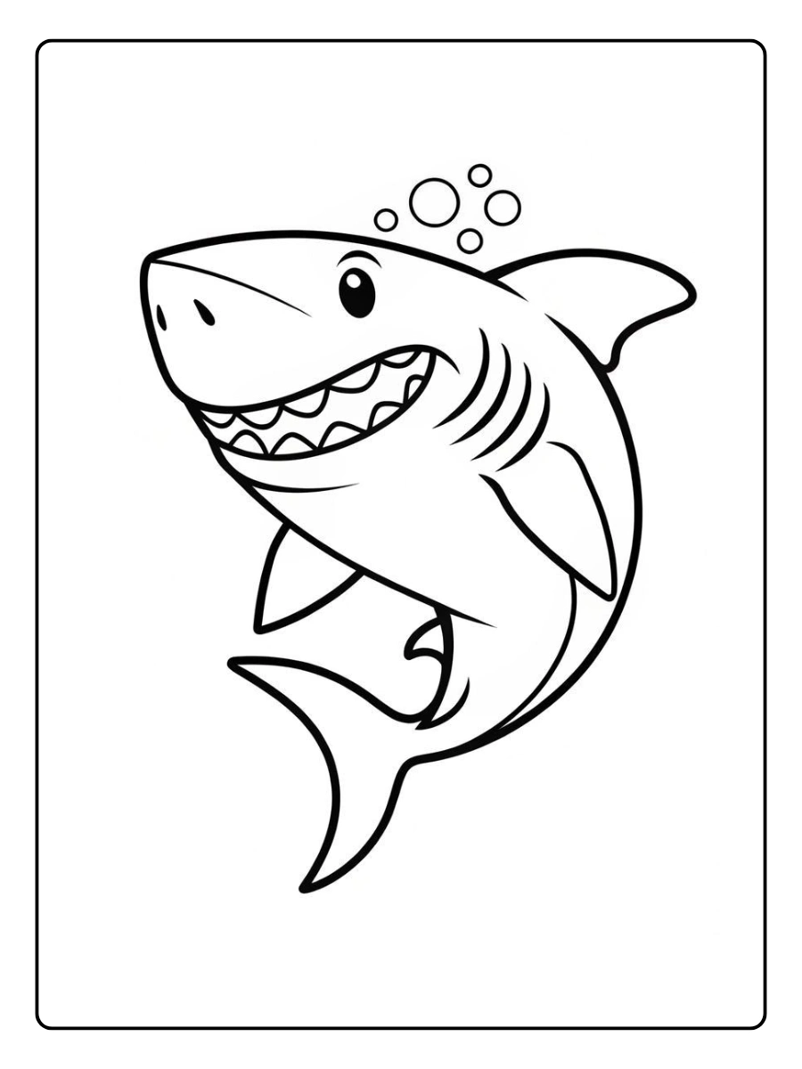 tubarao fofo tubarão desenho para colorir (10)