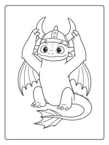 Banguela How to Train Your Dragon para colorir