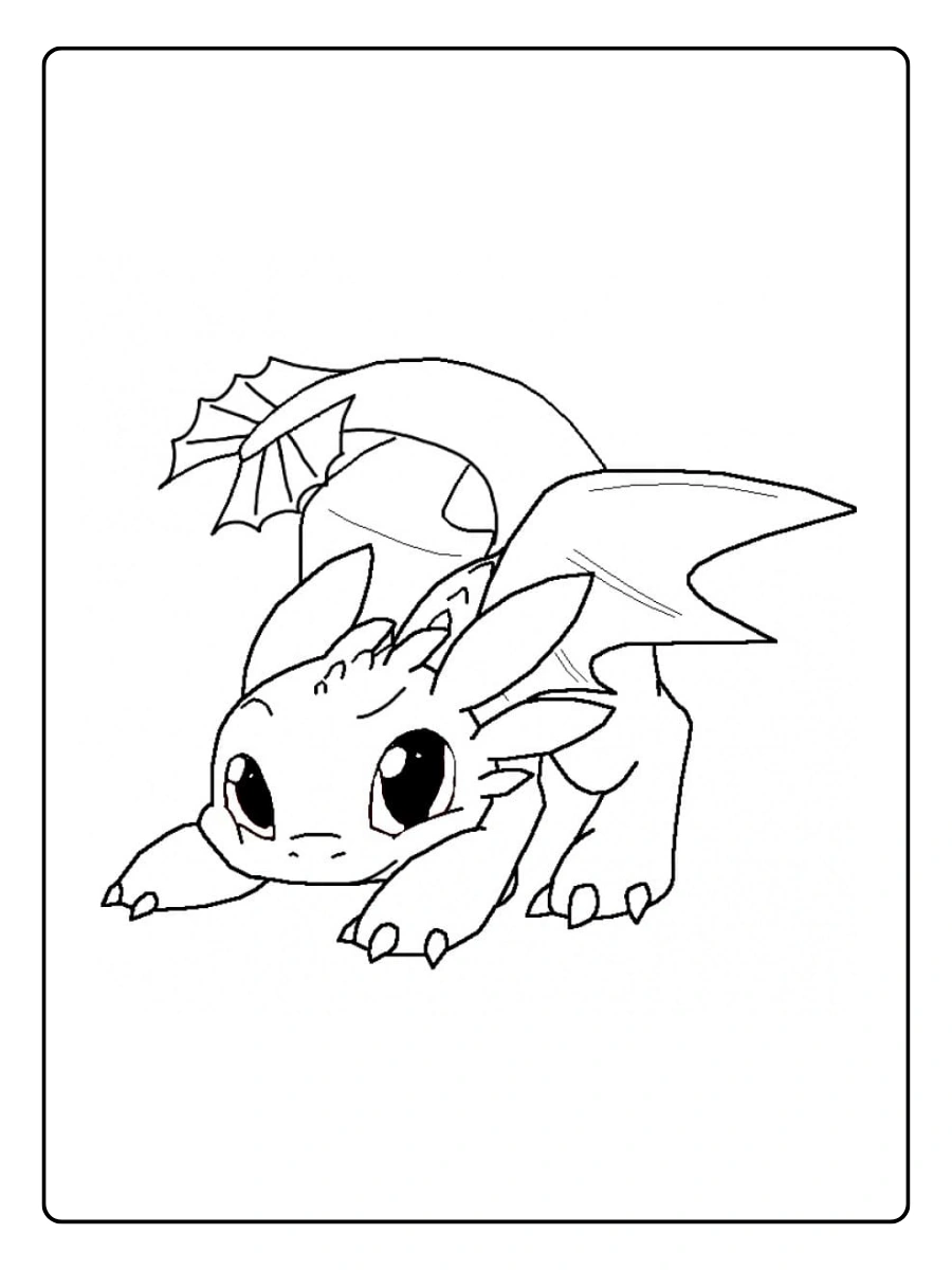 Banguela infantil para colorir