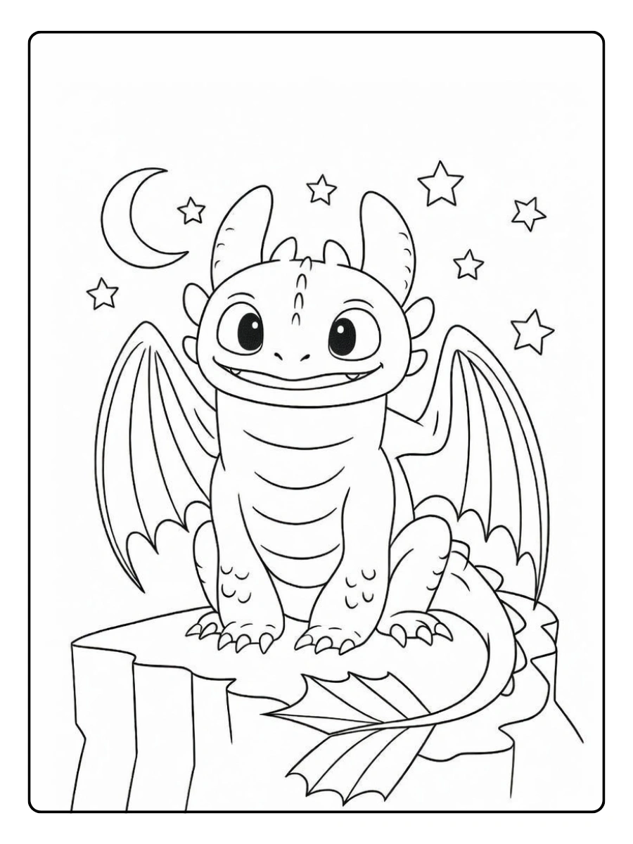 Banguela kawaii para colorir