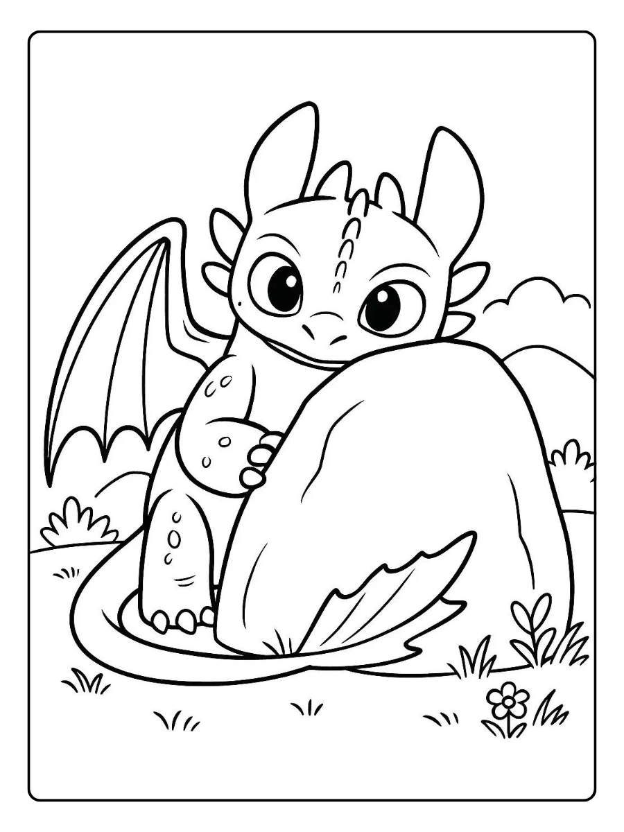 Banguela para colorir