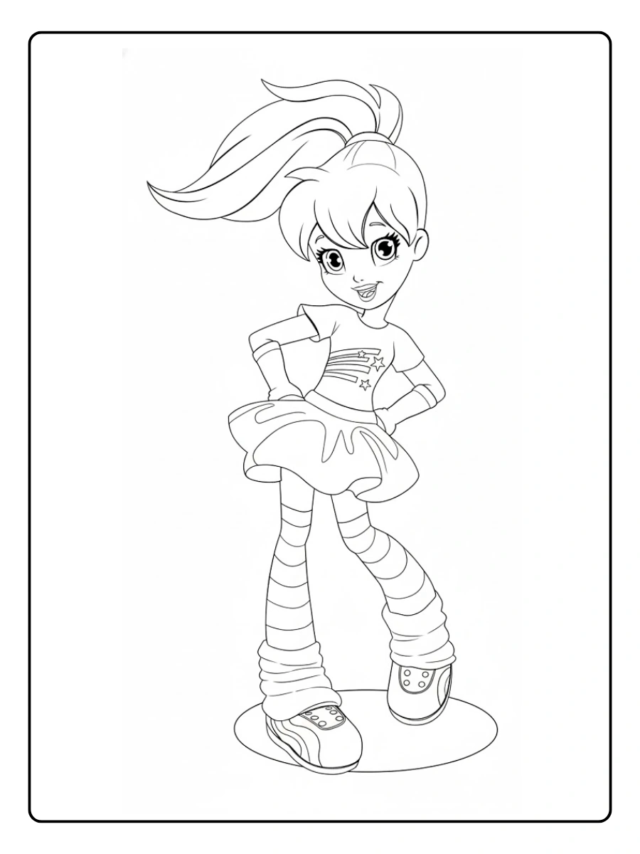 Barbie Desenho para Colorir (12)