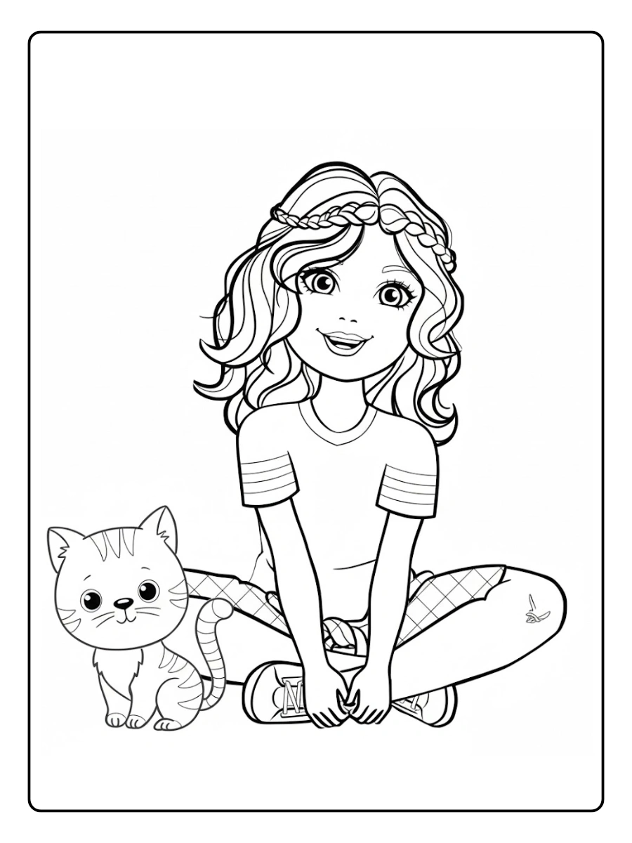 Barbie Desenho para Colorir (5)