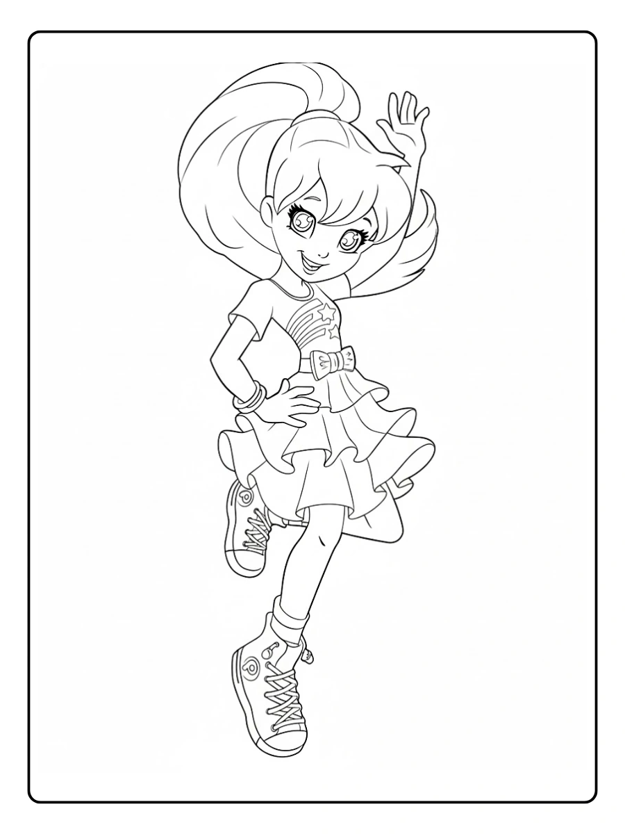 Barbie Desenho para Colorir (6)