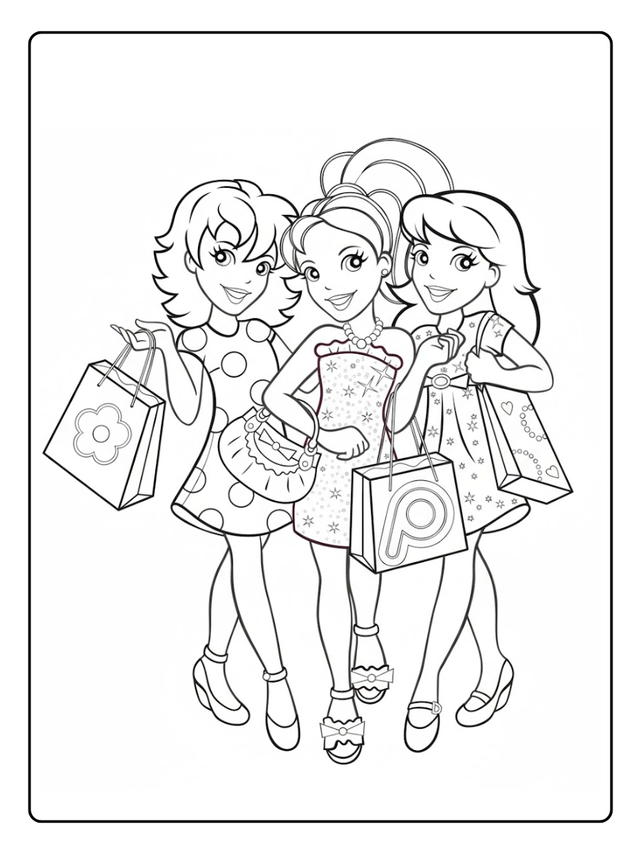 Barbie Desenho para Colorir (9)