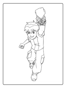 Ben 10 alienígenas para colorir