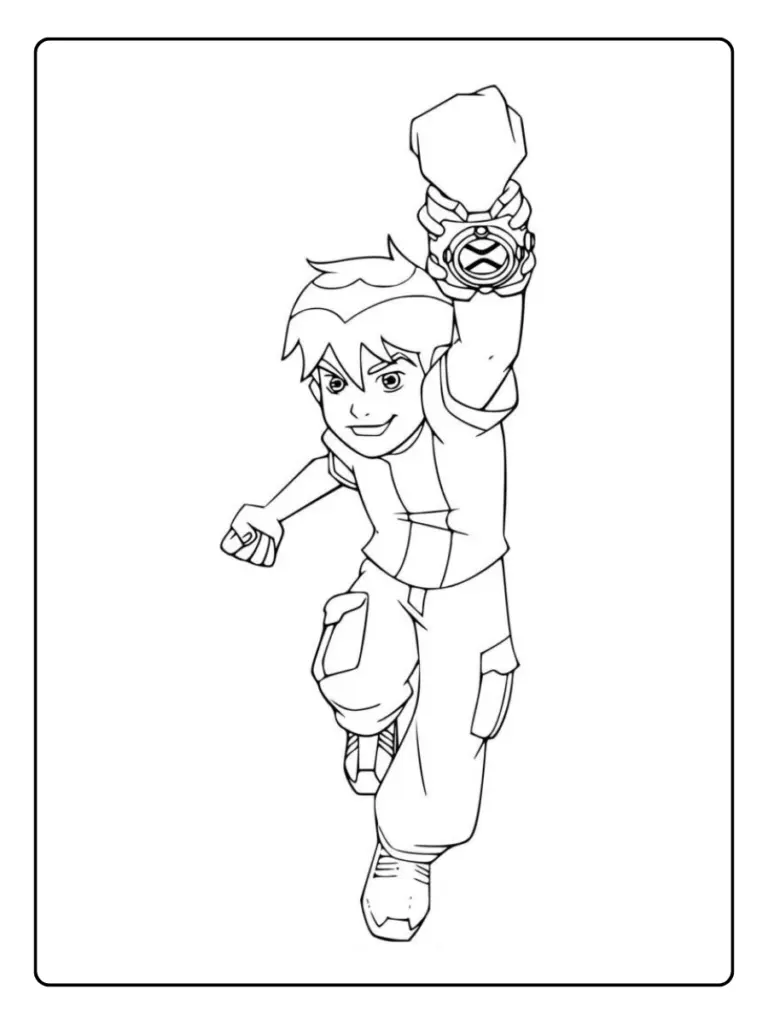 Ben 10 alienígenas para colorir