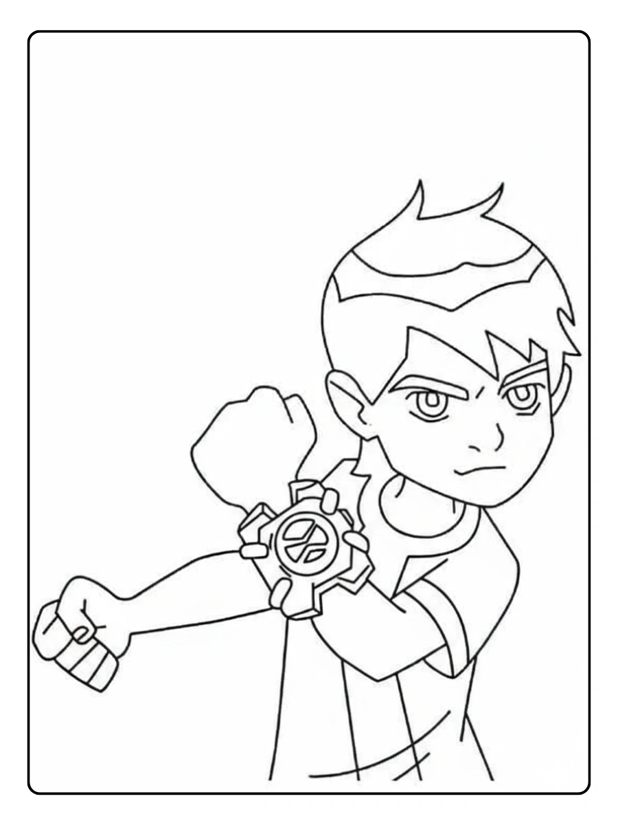 Ben 10 para colorir e imprimir