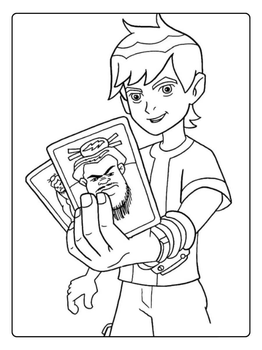 Ben 10 para colorir grátis