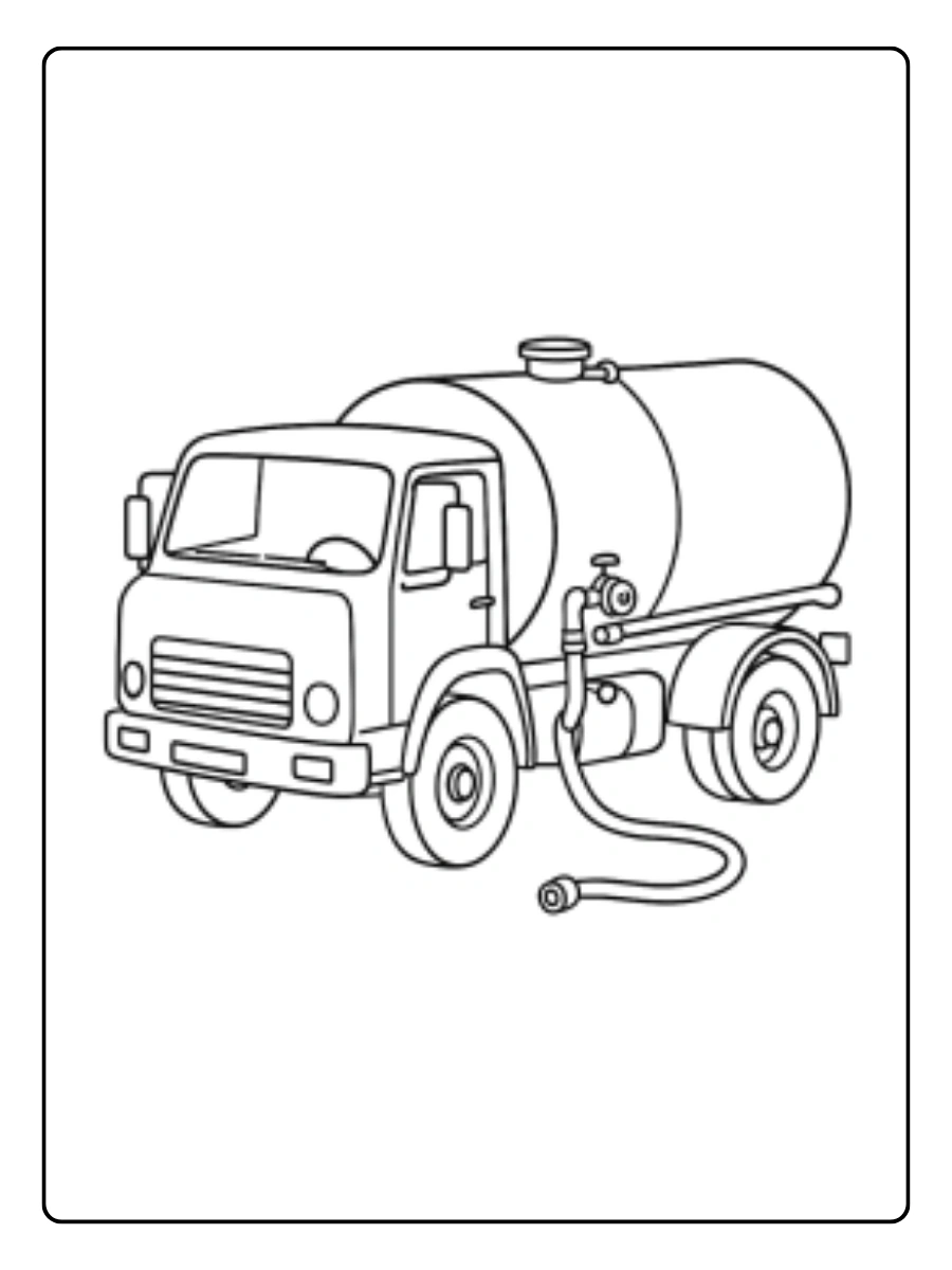 Caminhão basculante para colorir