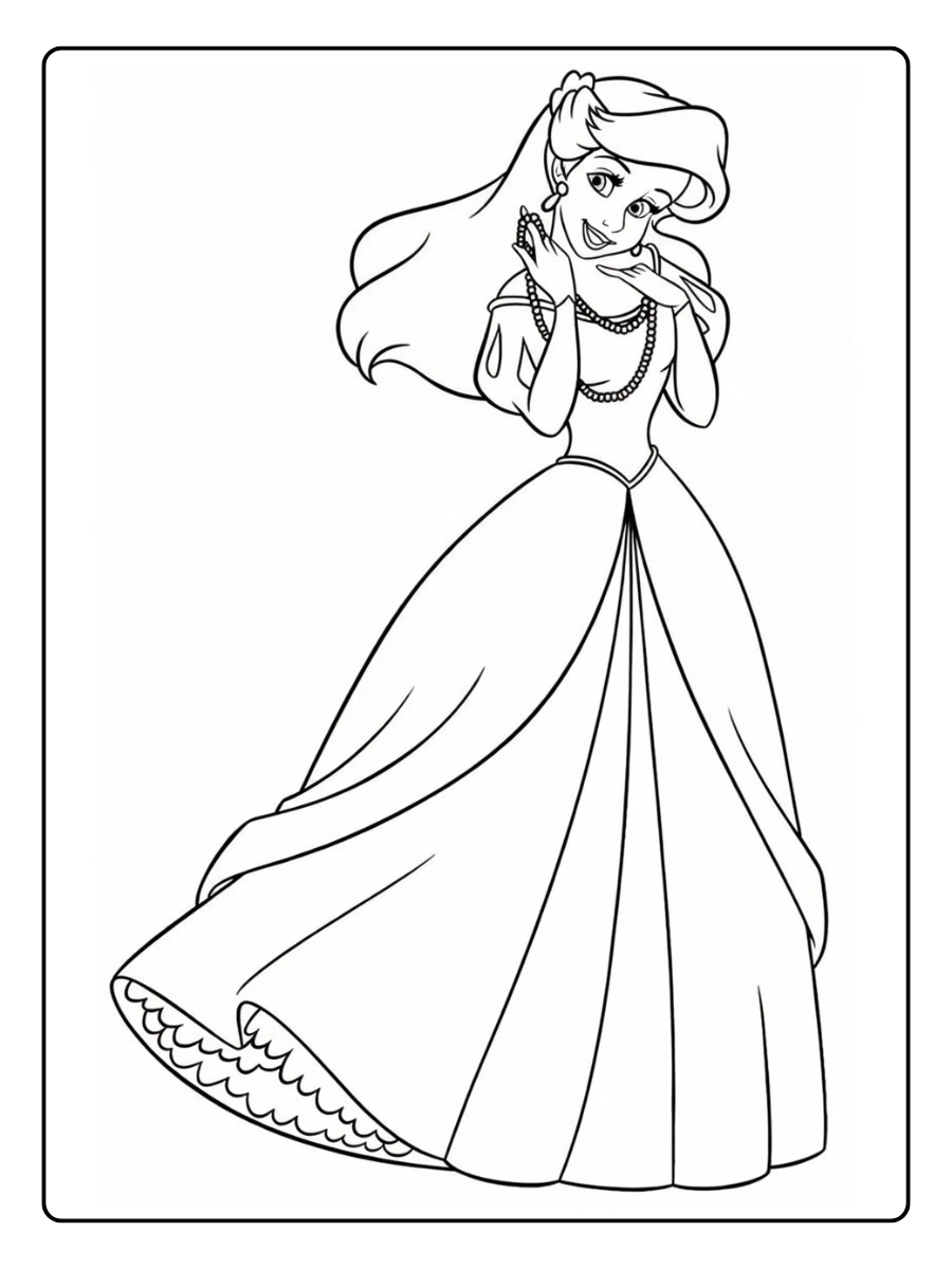 Desenho Ariel para Colorir (8)