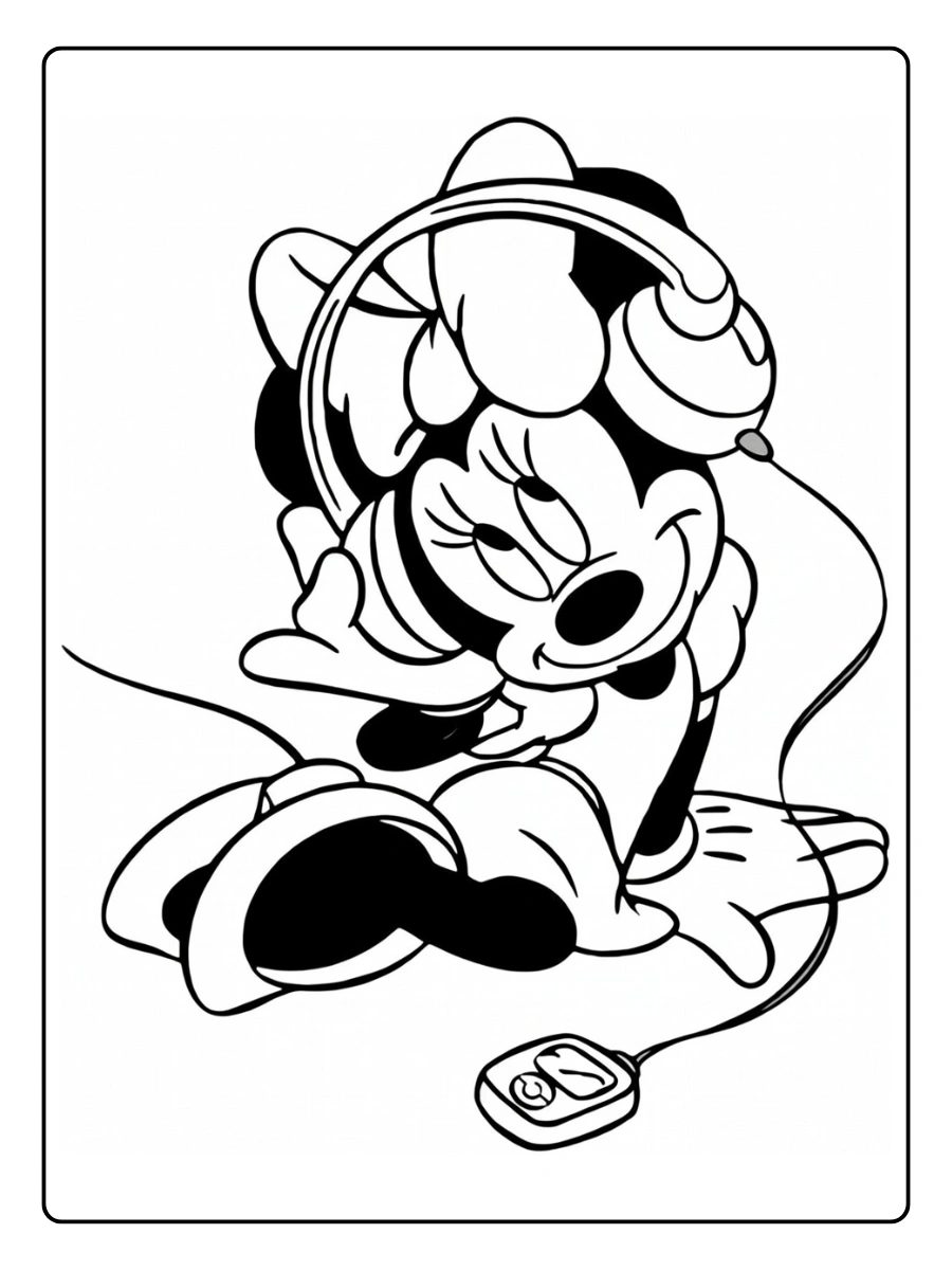 Desenho Minnie para Colorir (1)