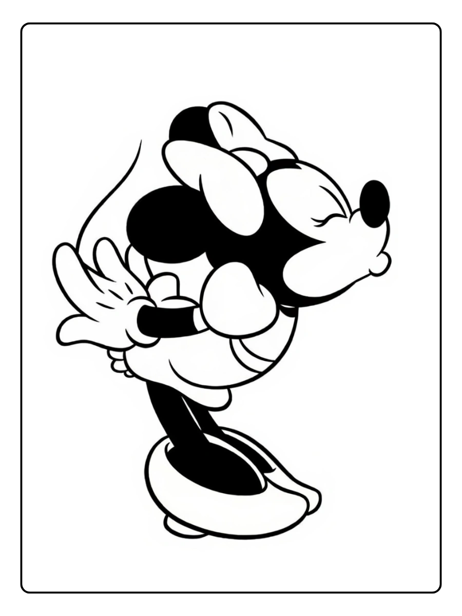 Desenho Minnie para Colorir (10)