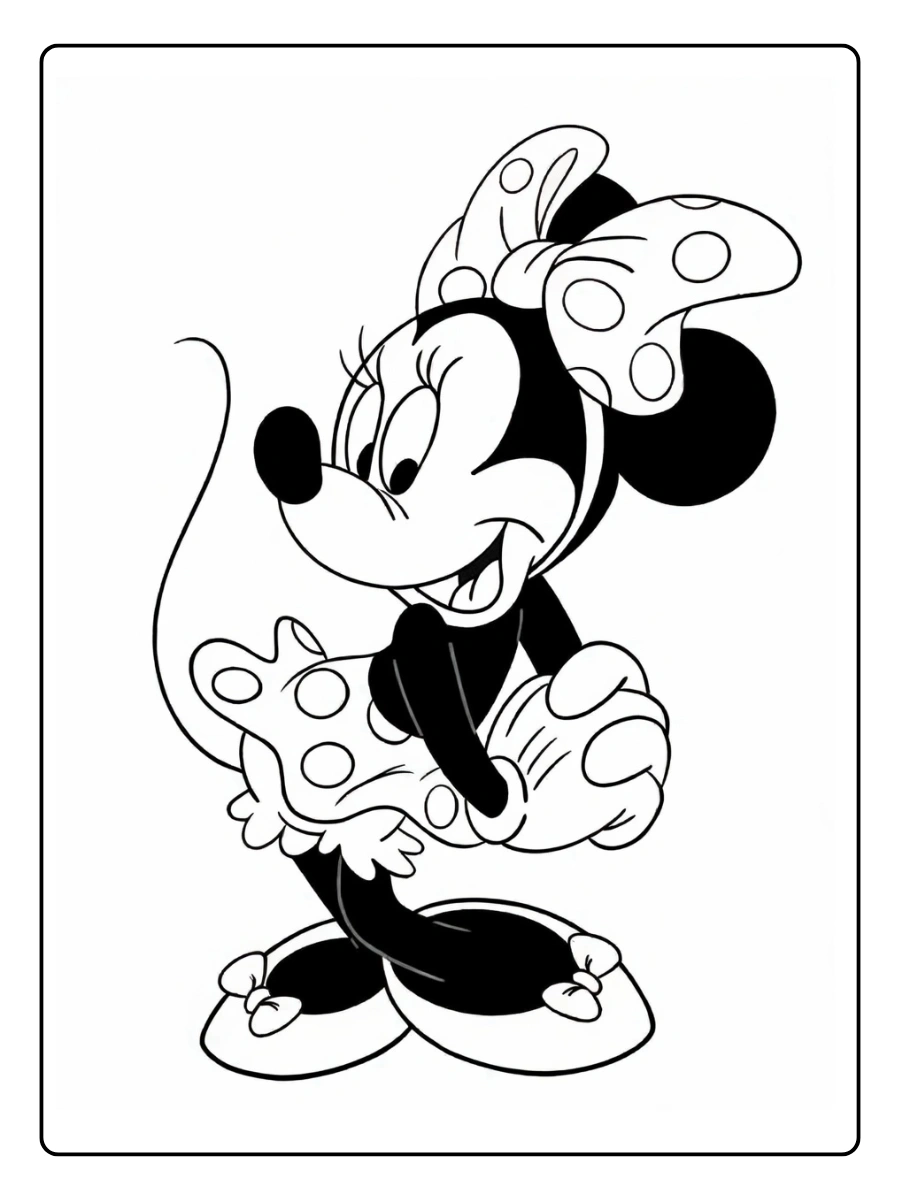 Desenho Minnie para Colorir (11)