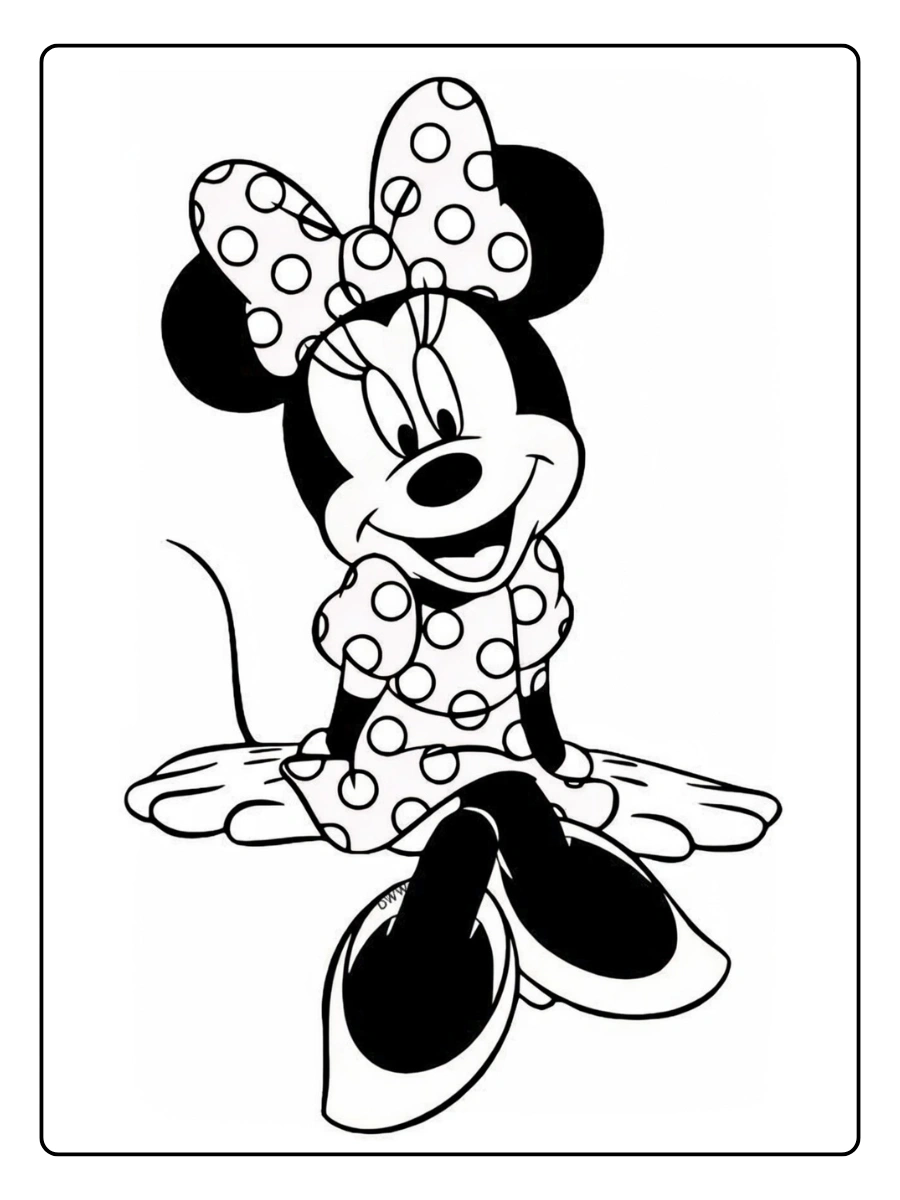 Desenho Minnie para Colorir (12)