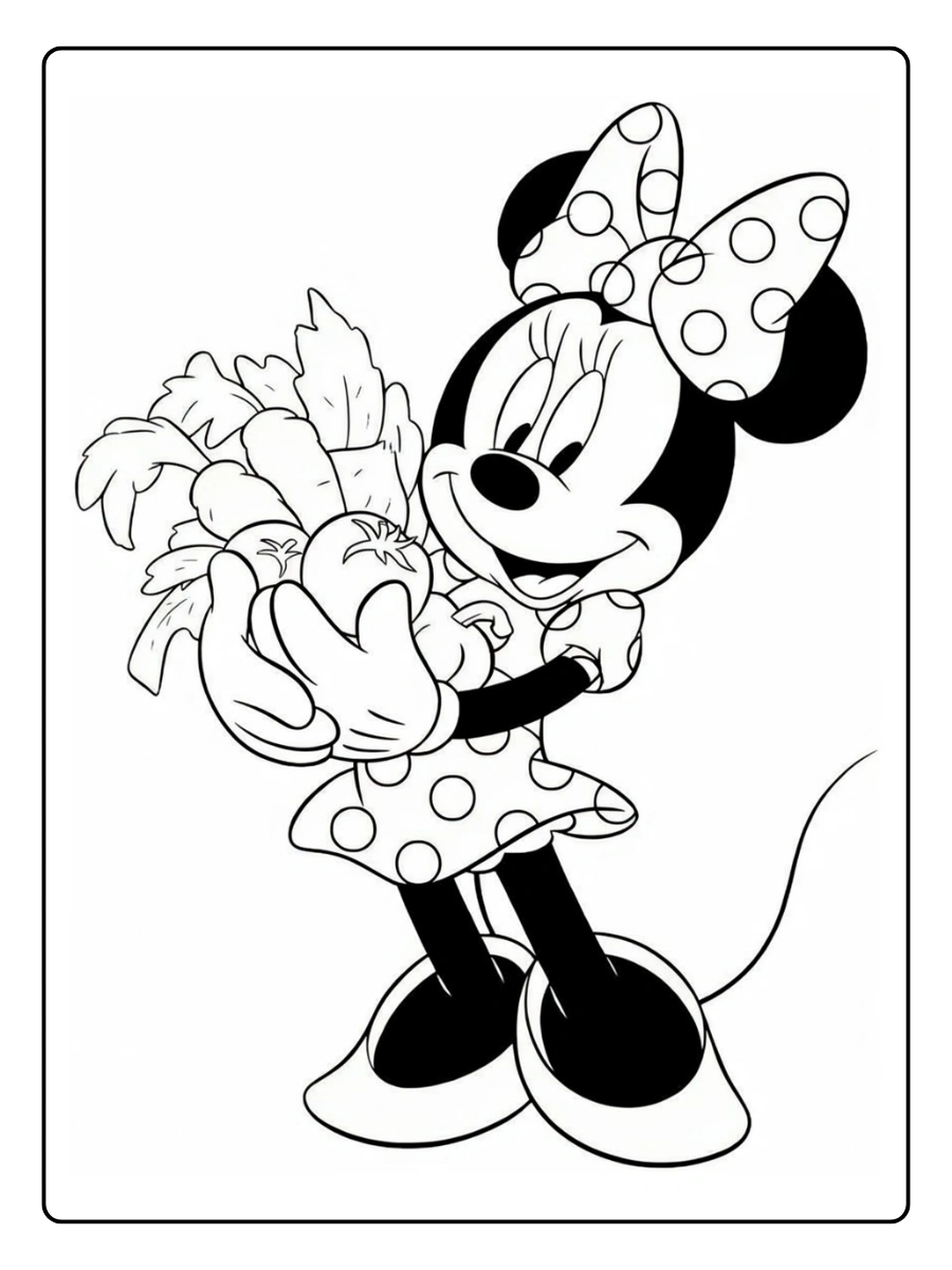 Desenho Minnie para Colorir (4)