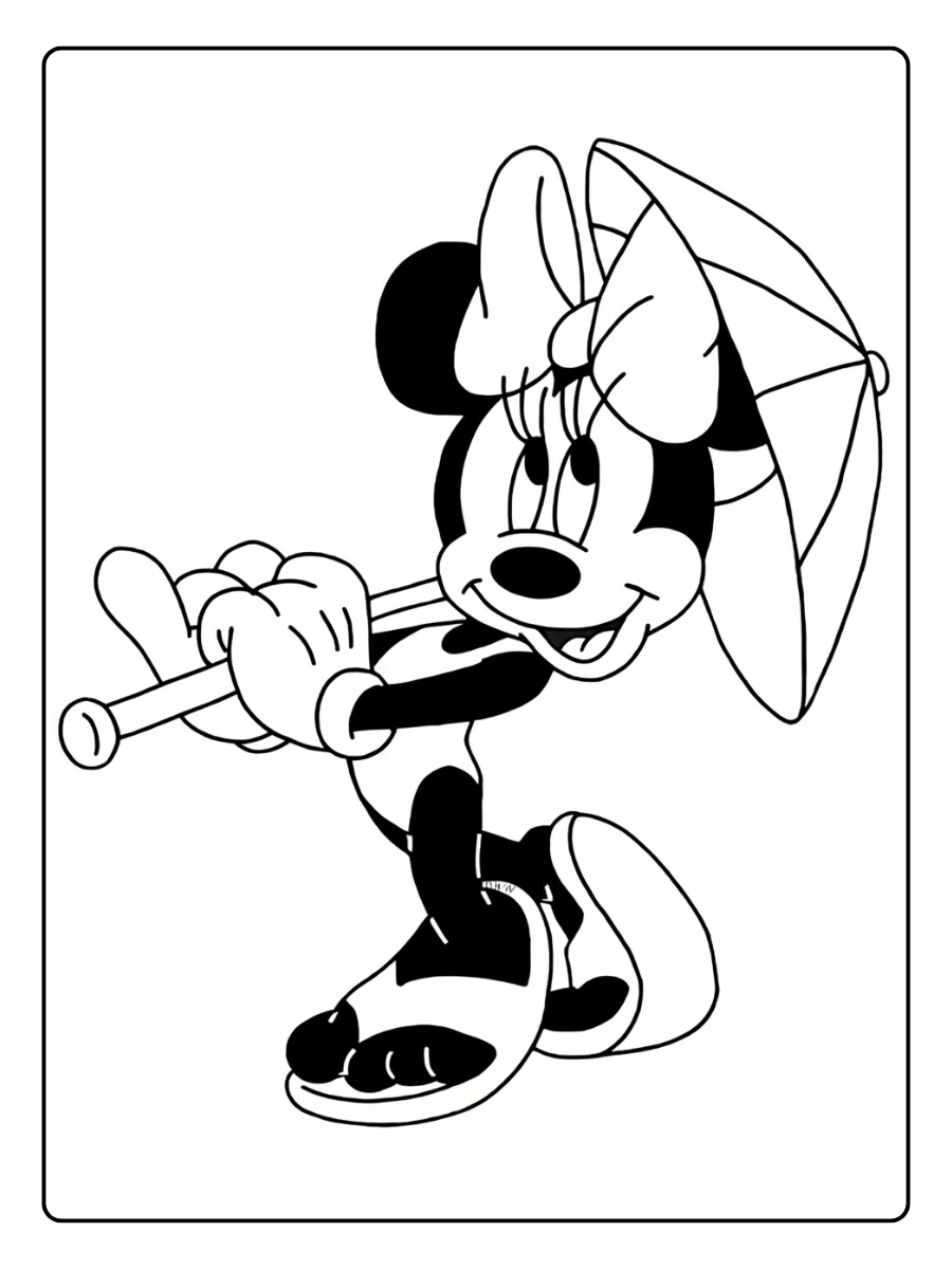Desenho Minnie para Colorir (8)