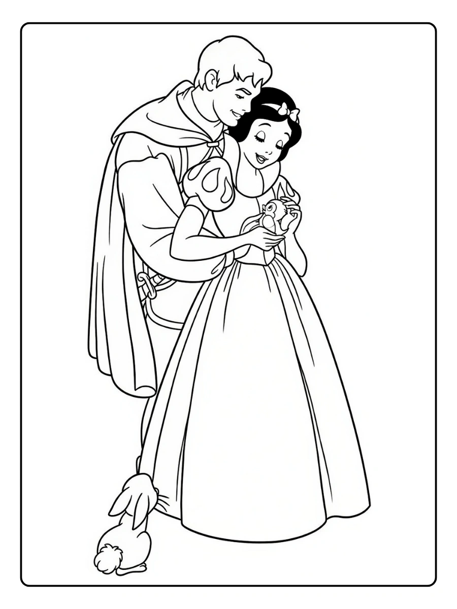 Desenho da Branca de Neve para Colorir (12)