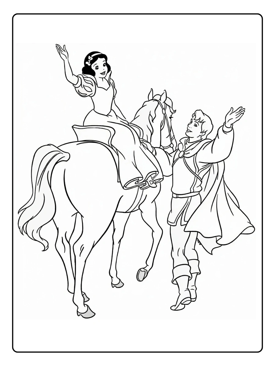 Desenho da Branca de Neve para Colorir (9)