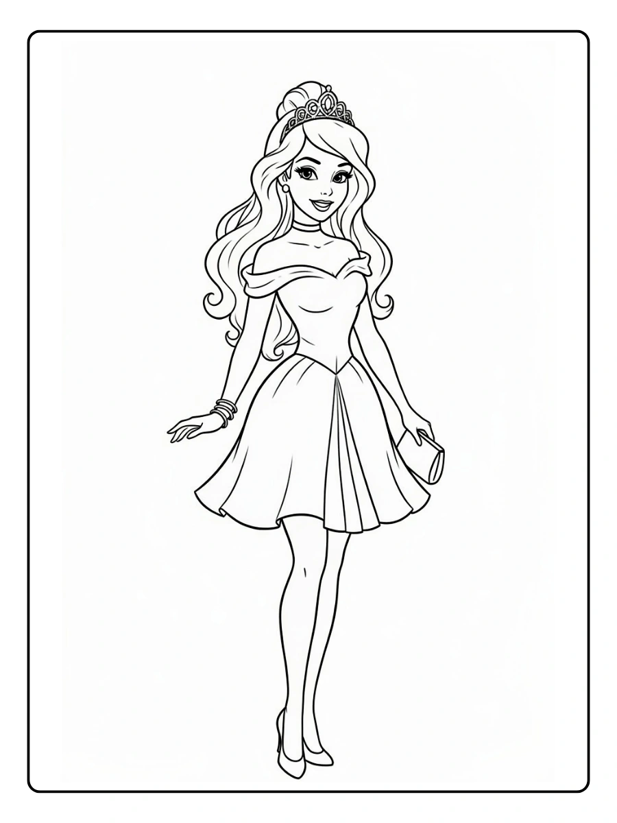 Desenho da Cinderela para Colorir (4)