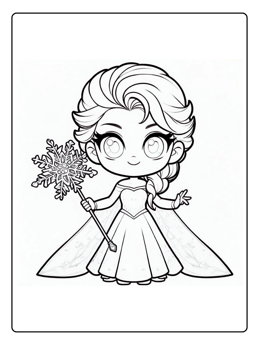 Desenho da Frozen para Colorir (1)