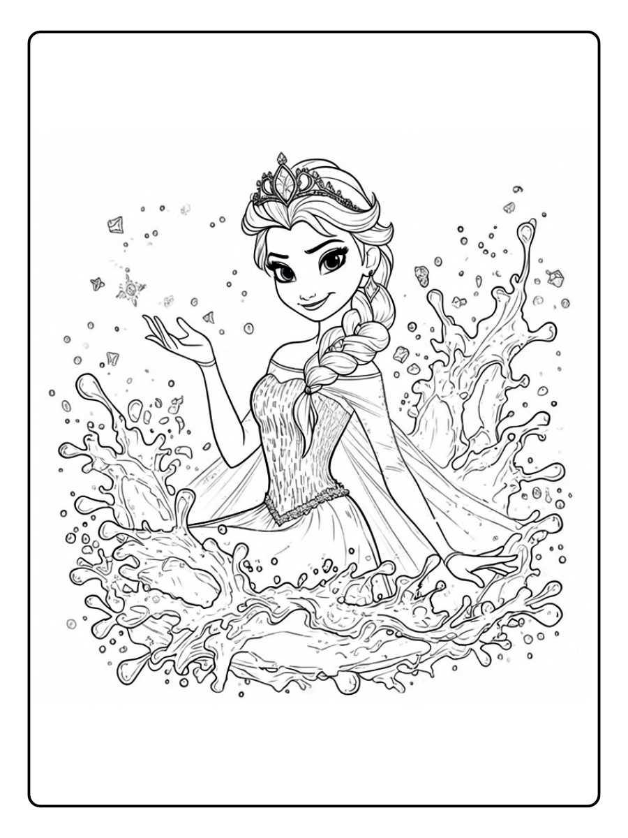 Desenho da Frozen para Colorir (2)