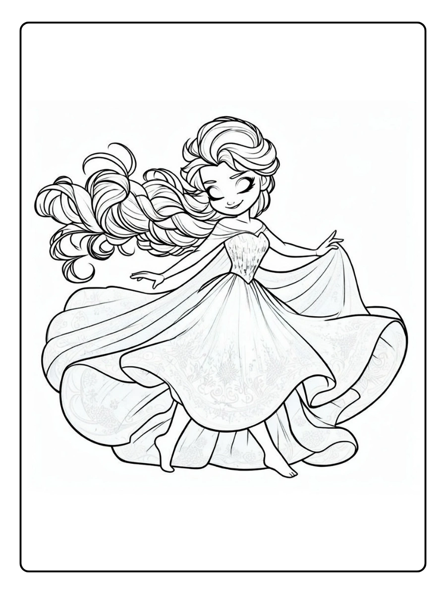 Desenho da Frozen para Colorir (3)