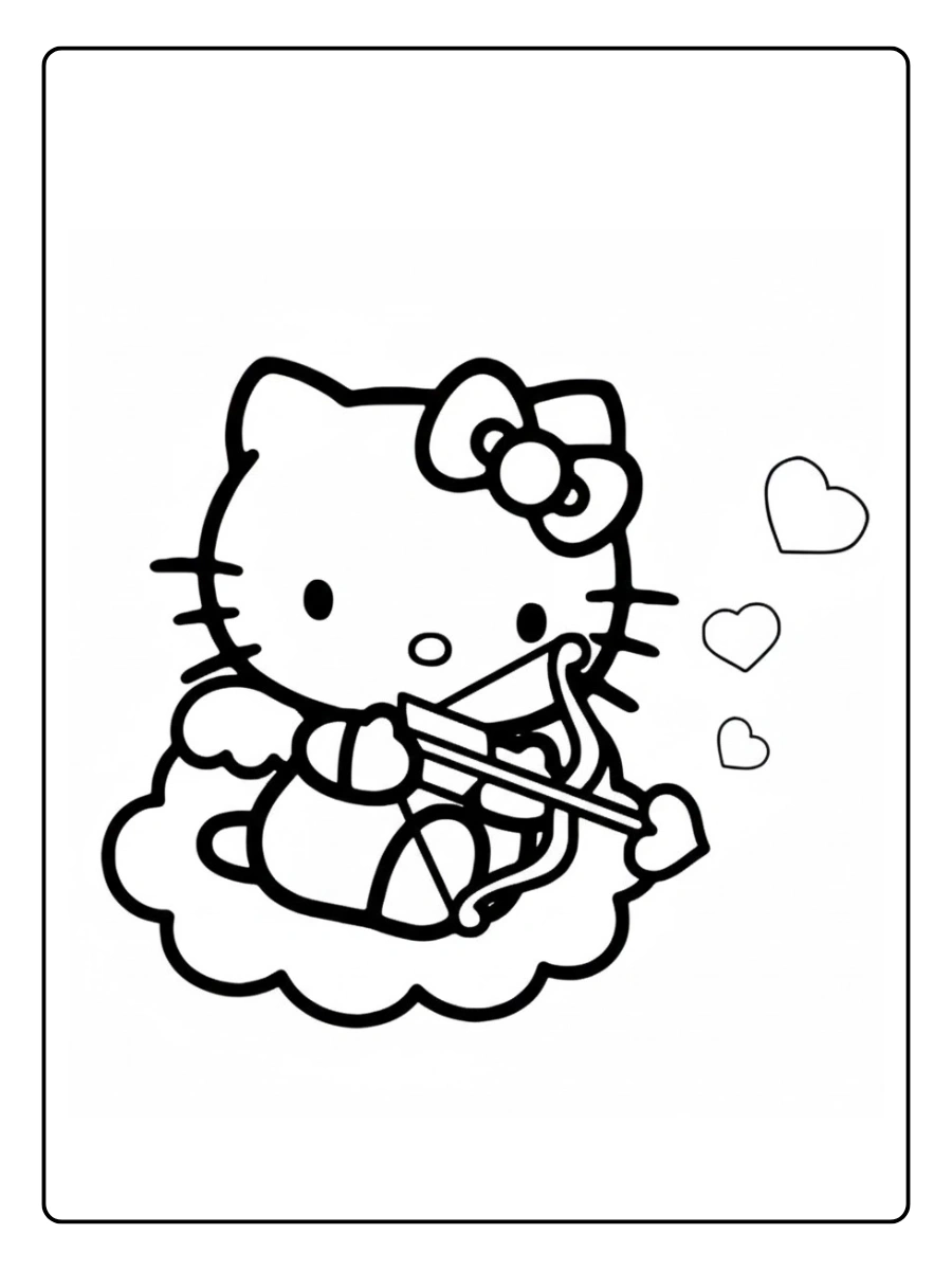 Desenho da Hello Kitty para Colorir (10)