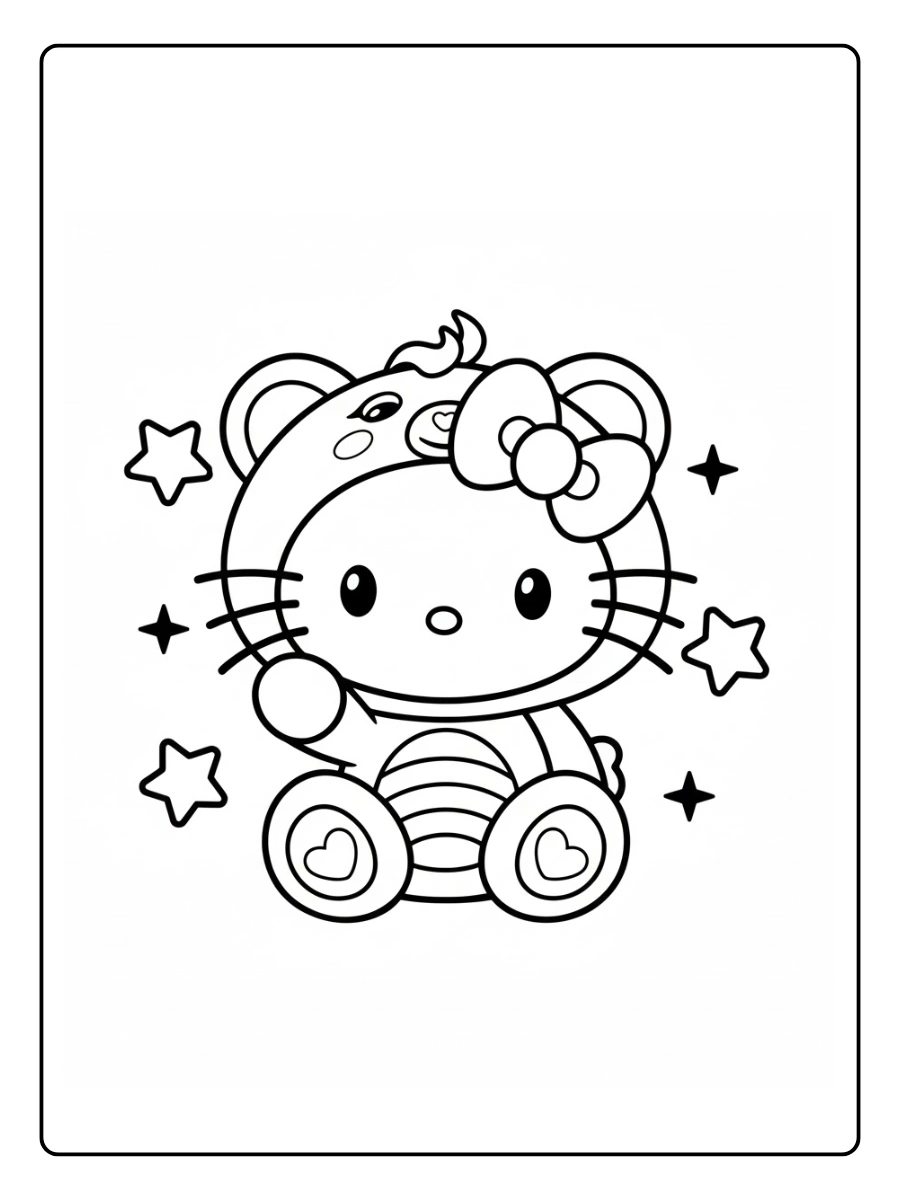 Desenho da Hello Kitty para Colorir (11)