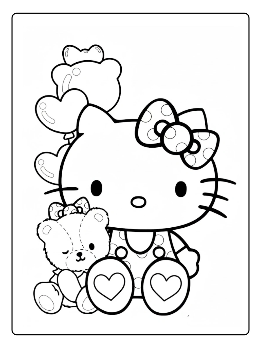 Desenho da Hello Kitty para Colorir (13)